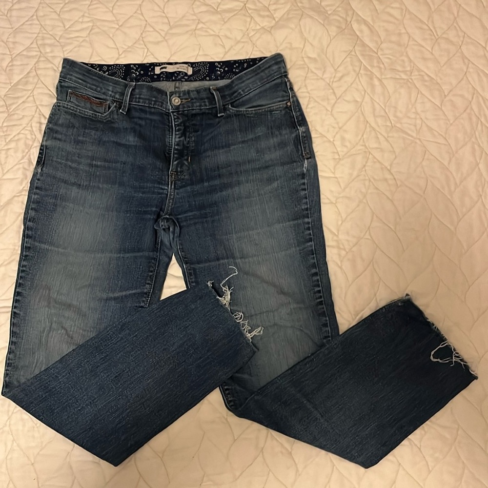 Levi Perfect Waist 525 Straight Leg Jeans